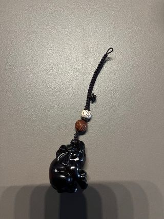 Colgante madera 吉象如意 Oriental Rojo