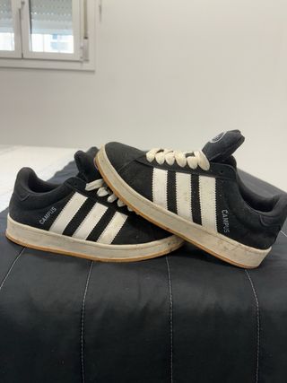 Adidas Campus Zapatillas Negras Blancas