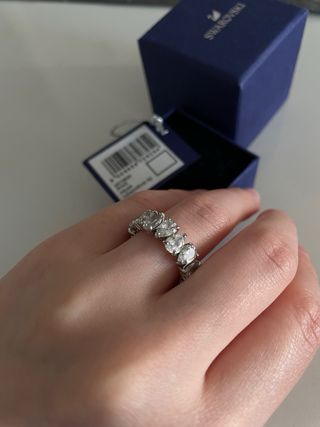 Anillo Swarovski Matrix Drop Cut