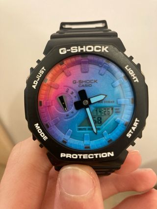 Reloj G-Shock Casio GA-2100 - Negro/Multicolor