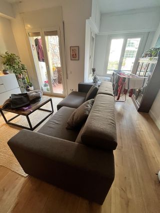 sofa 3 plazas marron de la marca Elder / Grassoler