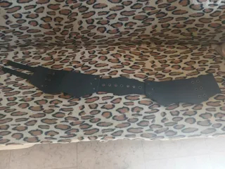 Cinturone gotico punk nero