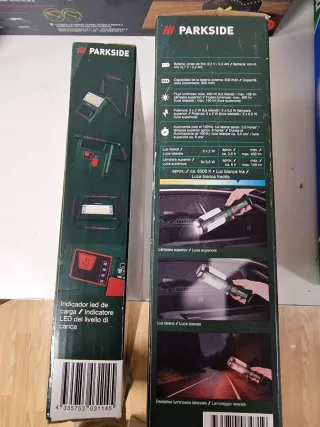 Parkside torcia e faro led