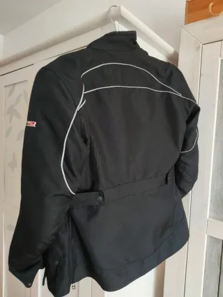 Chaqueta Moto Mujer Negra