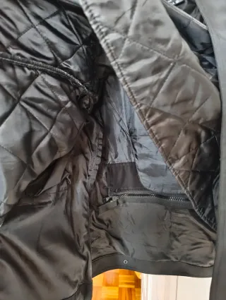 Chaqueta Moto Mujer Negra