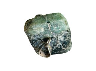 Colgante Esmeralda Bruta Colombia Plata