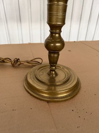 Lámparas de mesa antiguas doradas