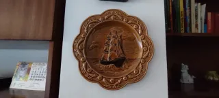 Plato decorativo naval