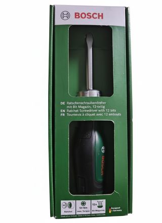 Destornillador carraca Bosch 12 puntas