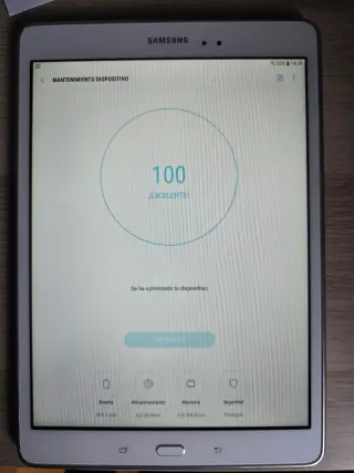 Tablet Samsung Galaxy Tab A Blanca modelo SM T550