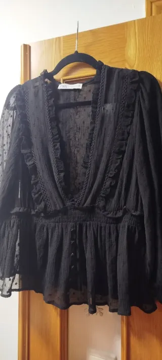 Conjunto Zara Pantalón y Blusa Talla XXL