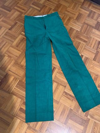 Pantalón de pana verde