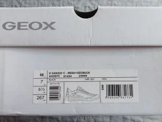 Zapatillas Geox Sanzio talla 40 negro