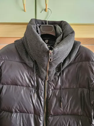 Piumino imbottito nero S Antony Morato giaccone