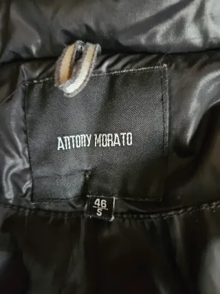 Piumino imbottito nero S Antony Morato giaccone