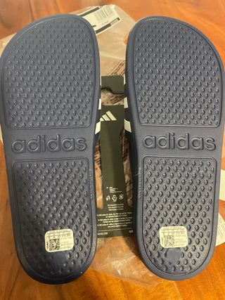Chanclas Adidas Adilette Aqua Azul Talla 43