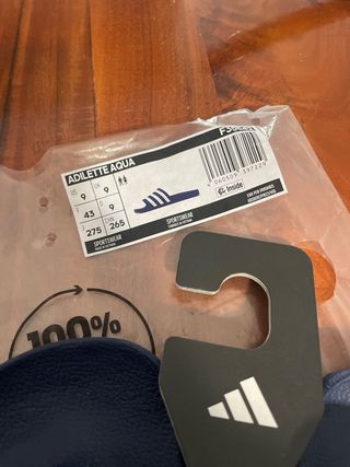 Chanclas Adidas Adilette Aqua Azul Talla 43