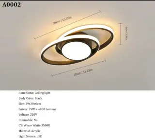 Lámpara LED moderna