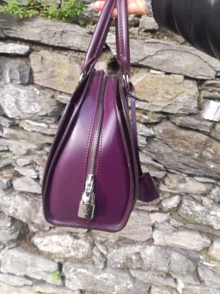 Borsa Louis Vuitton Pont Neuf Viola Epi