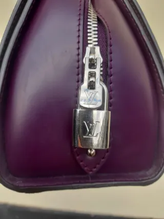 Borsa Louis Vuitton Pont Neuf Viola Epi