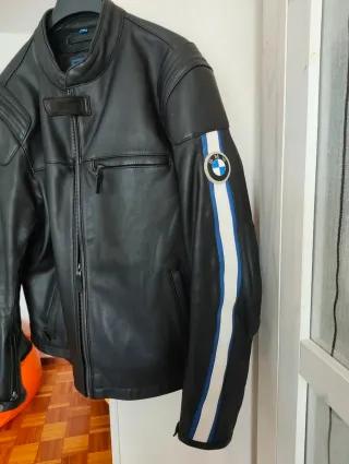 Chaqueta Moto BMW Hombre Negra
