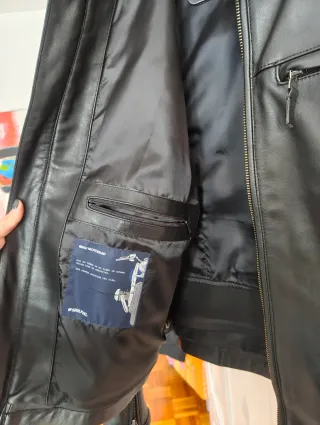 Chaqueta Moto BMW Hombre Negra