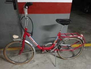 Bicicleta Clásica Rabasa Derbi Roja