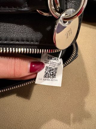 Bolso Diesel Negro KENDYZIP