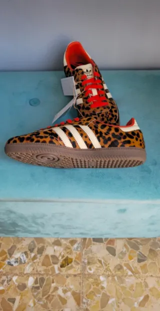 Adidas Samba Leopardo Rojo