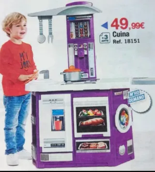 Regalo por compra o Cocinita infantil Molto 5€