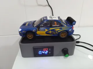 Scalextric Subaru Impreza MOTOR PRO DOUBLE RALLY
