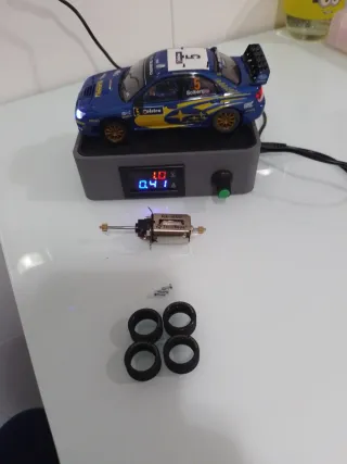 Scalextric Subaru Impreza MOTOR PRO DOUBLE RALLY