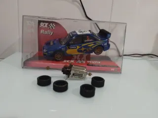Scalextric Subaru Impreza MOTOR PRO DOUBLE RALLY