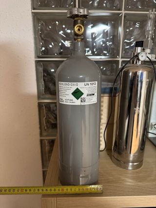 Botella CO2 2kg para acuarios