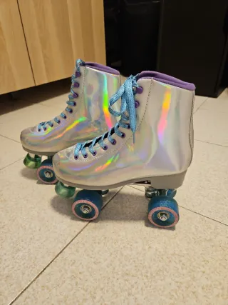 Patines Flamingueo Talla 39 Holográficos