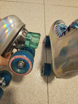 Patines Flamingueo Talla 39 Holográficos