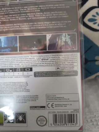 Greak Memories of Azur Nintendo Switch