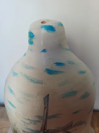 Campana de pared artesanal vintage