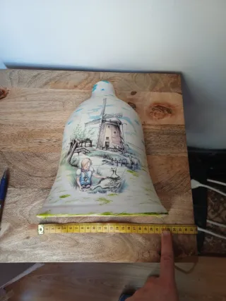 Campana de pared artesanal vintage