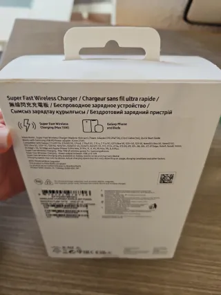 Cargador Inalámbrico Rápido Samsung 15W