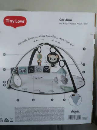 Alfombra desarrollo bebé con arcos