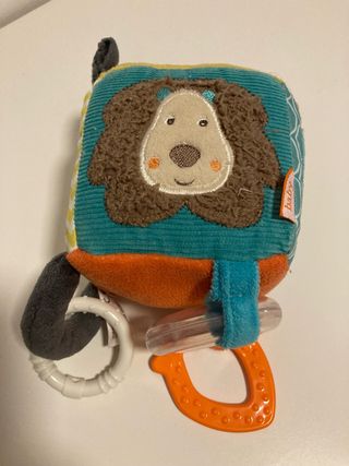 Cubo actividades bebé de tela