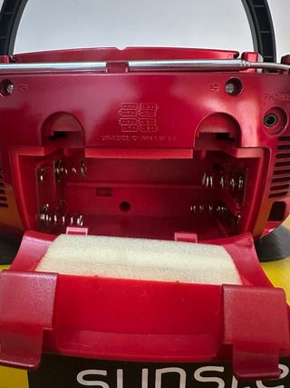 Radio CD Portátil Sunstech CRUD700