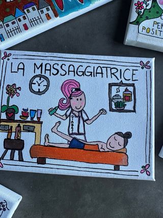 Quadretti decorativi dipinti a mano