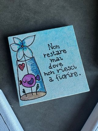 Quadretti decorativi dipinti a mano