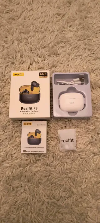 Auriculares Realfit F3 ANC Cancelación Ruido