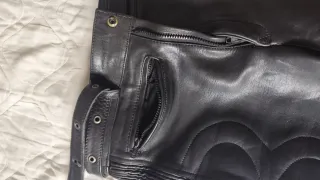 Pantalón cuero moto talla 50