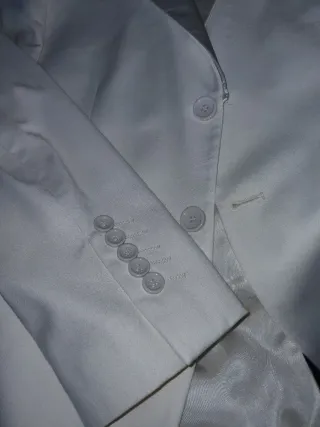 Blazer in lana satin silk lapel vintage