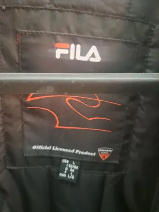 Chaqueta Fila de Ducati, Negra