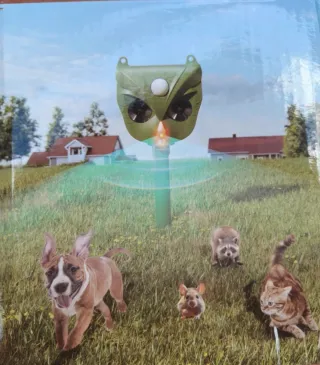 Repellente Ultrasonico Solare per Gatti e Cani New